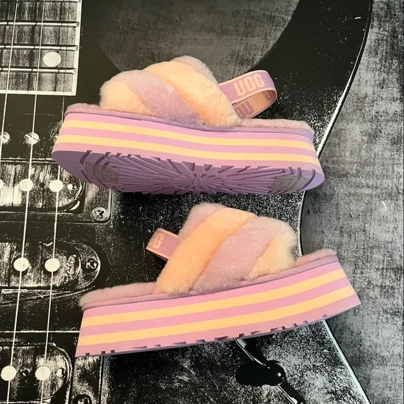 NEW UGG Disco Stripe Slide - Picture 9 of 10